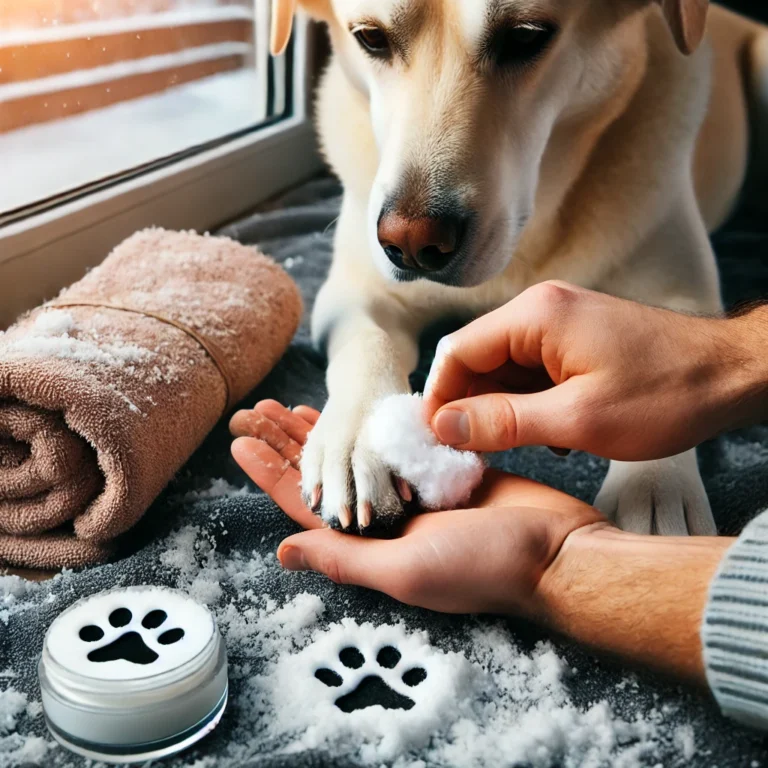 dogs and snow